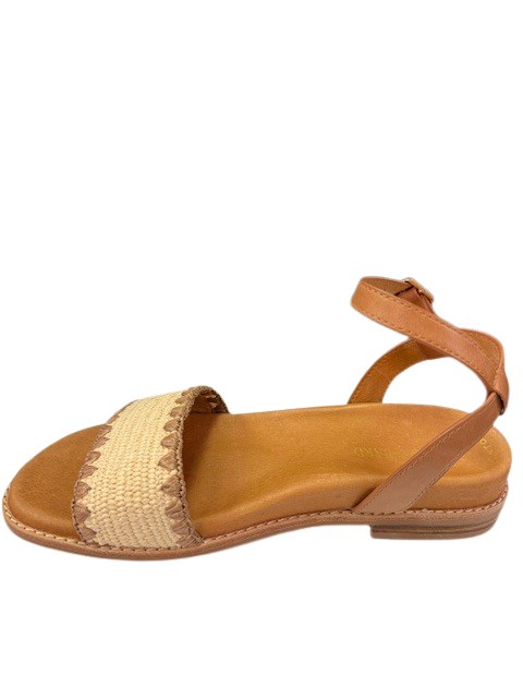 Jax & Bard Women's Ambitious Beige Raffia Tan