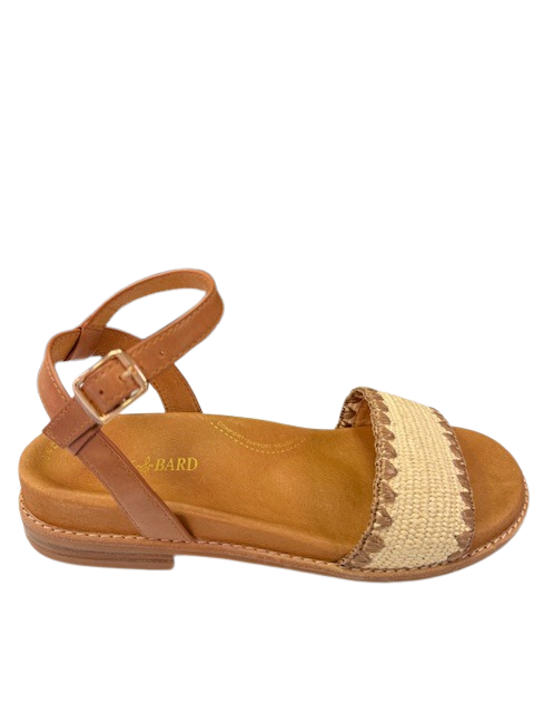 Jax & Bard Women's Ambitious Beige Raffia Tan